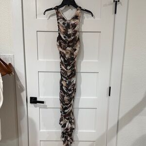 Cami NYC Multicolor Ruched Maxi Dress